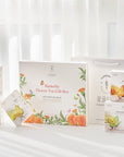 6 Butterfly Flower Tea Bag Orange Box