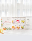 6 Butterfly Flower Tea Bag Orange Box