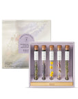 Assorted Flower Teastick Gift Set & Wood Tray