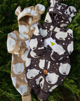 Eared Jumpsuit for Babies and Kids - Chocolate Polar Bear