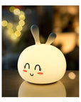 White Bunny Silicone Night Light