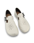 White Leather Barefoot Shoes