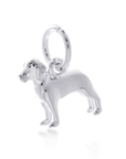 Labrador Silver Dog Charm