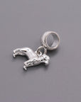 Labrador Silver Dog Charm