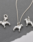 Labrador Silver Dog Charm