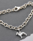 Labrador Silver Dog Charm