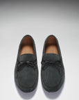 Laced Driving Loafers, racing green suede