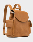 Leather backpack - Chatelet (Camel)-2