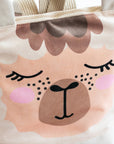 Kids Llama Backpack in Soft Velvet