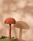 Penny Ribbed Lamp - Terracotta