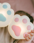 Paw Silicone Lamp - Pink