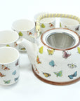 Large Herbal Teapot - Butterfly Design