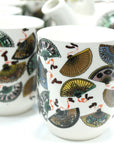 Large Herbal Teapot - China Fan Design