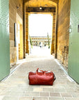 Large Leather Duffel Bag