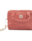 Large Coral Make Up Bag for Travel and Daily Essentials