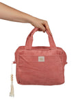 Coral Make Up Bag Set in Two Practical Sizes