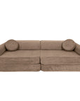 Large Modular Sofa for Kids - Slimcord Corduroy Brown