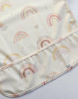 Long Sleeved Baby Bib - Rainbow print