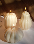 Large Pumpkin Shaped Candles