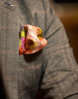 Lavender Floral Silk Scarf
