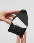 Vegetable-Tanned Leather Coin Pocket Wallet