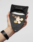 Vegetable-Tanned Leather Coin Pocket Wallet