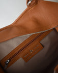 Handmade Leather Shoulder Tote Bag
