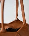 Handmade Leather Shoulder Tote Bag