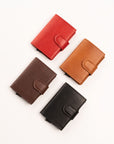 Leather Wallet with RFID NFC Blocking and Card Holder