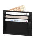 Slim Fit Black Leather Wallet