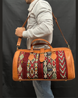 Leather Travel Bag Rifle