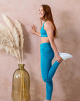 Pocket Perfect Turquoise Leggings