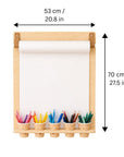 Drawing Board with Pencil Holder – With Paper Roll