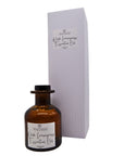 Lemongrass essential oil reed diffuser, 120ml amber glass bottle with 8 reeds, premium aromatherapy for home or office by Wolf & Wilde at brixbailey.com