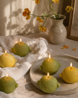 Lemon Shaped Candles - pack of 3