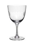 Crystal Wine Glasses with Lens Design
