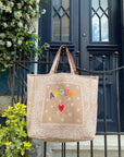 LEO Quilted Maxi Tote Çanta - AMOUR