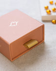 Stardrop Figaro chain bracelet with dusty pink crystals, gold vermeil, dainty luxury jewelry, best-selling sparkle charm by Lezzeri at brixbailey.com