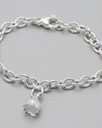 Lily Of The Valley Flower Silver Charm