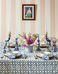 Lily's Blue Bamboo Breeze Tablecloth