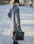 Large Handbag Lima - Soft Black Leather