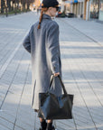 Large Handbag Lima - Soft Black Leather