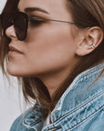 Line Ear Cuff - Silver