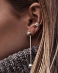 Line Ear Cuff - Silver