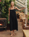Linen Ballade Dress - Black