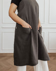 Linen Cross Back Apron