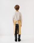 Kids Linen Daily Apron in Honey