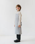 Light Grey Linen Apron for Children