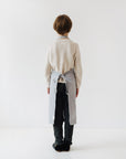 Light Grey Linen Apron for Children