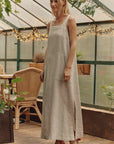 Linen Fugue Dress - Melange